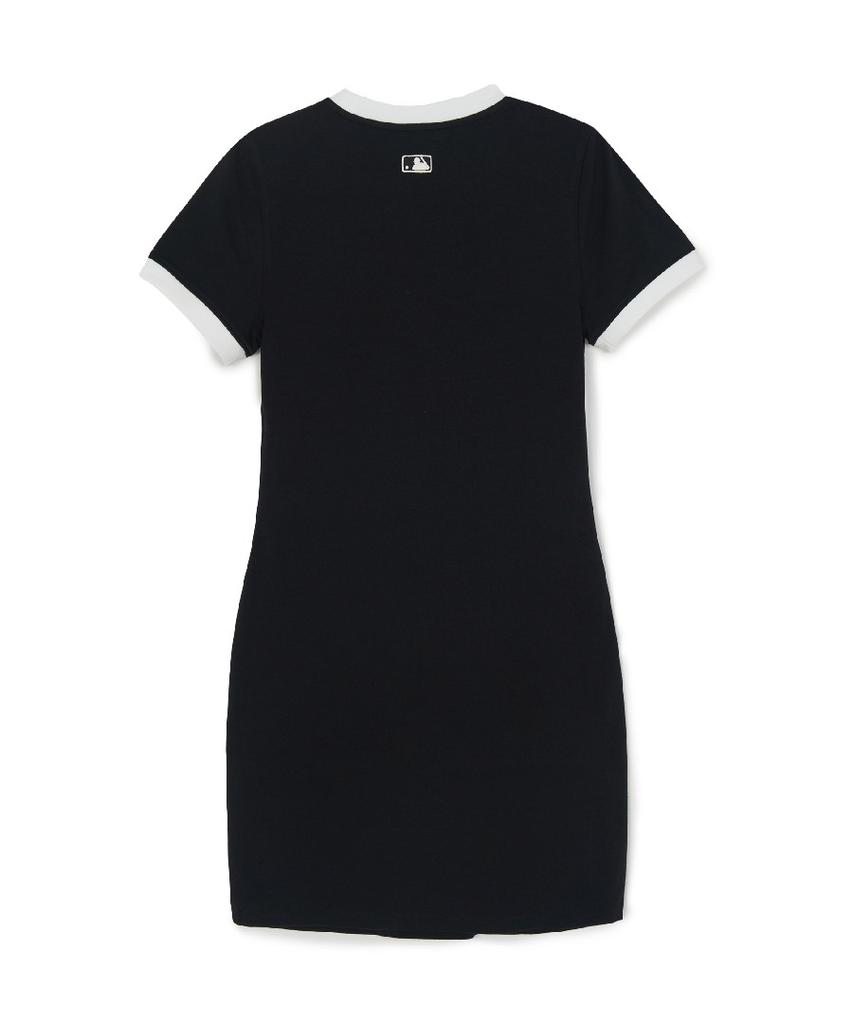 Emelbi Women'S Basic Ringer Dress Ny (Black)