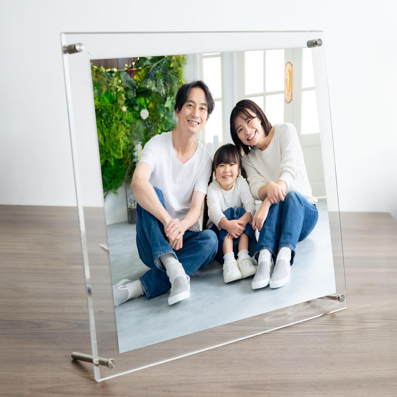 

Рамка Гойо Шикиши Акриловый набор с защитной пленкой на винтах скос 45 градусов настольная и настенная вертикальная и горизонтальная 2 подставки в комплекте G-3009