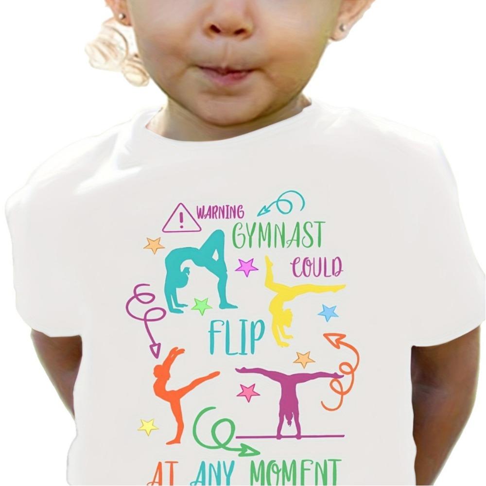 Детские футболки с милыми принтами и круглым вырезом. 100