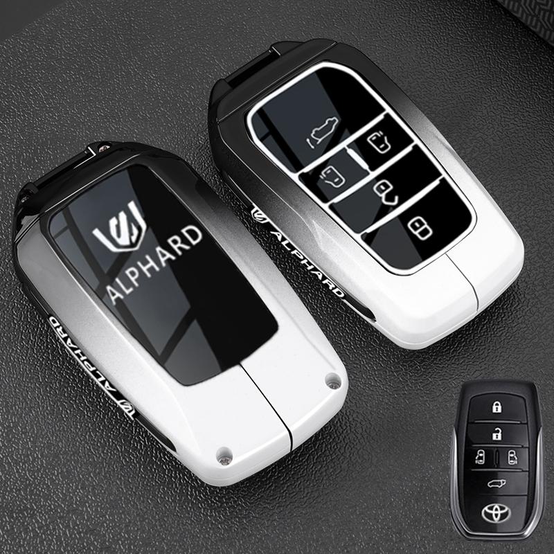 

2024 Toyota Alphard key cover 23/24 new Alphard Zhenxiang Deluxe Edition car dedicated metal shell buck
