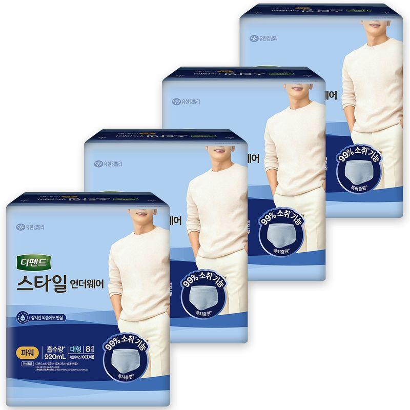 Depend Style Underwear Power Large 8ct X 4