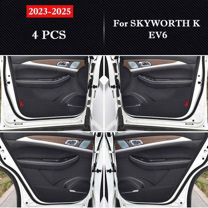 

For SKYWORTH K EV6 2026-2026 Car Door Anti Kick Pad Glove Box Protection Stickers Scratch Resistant Film Interior Accessories