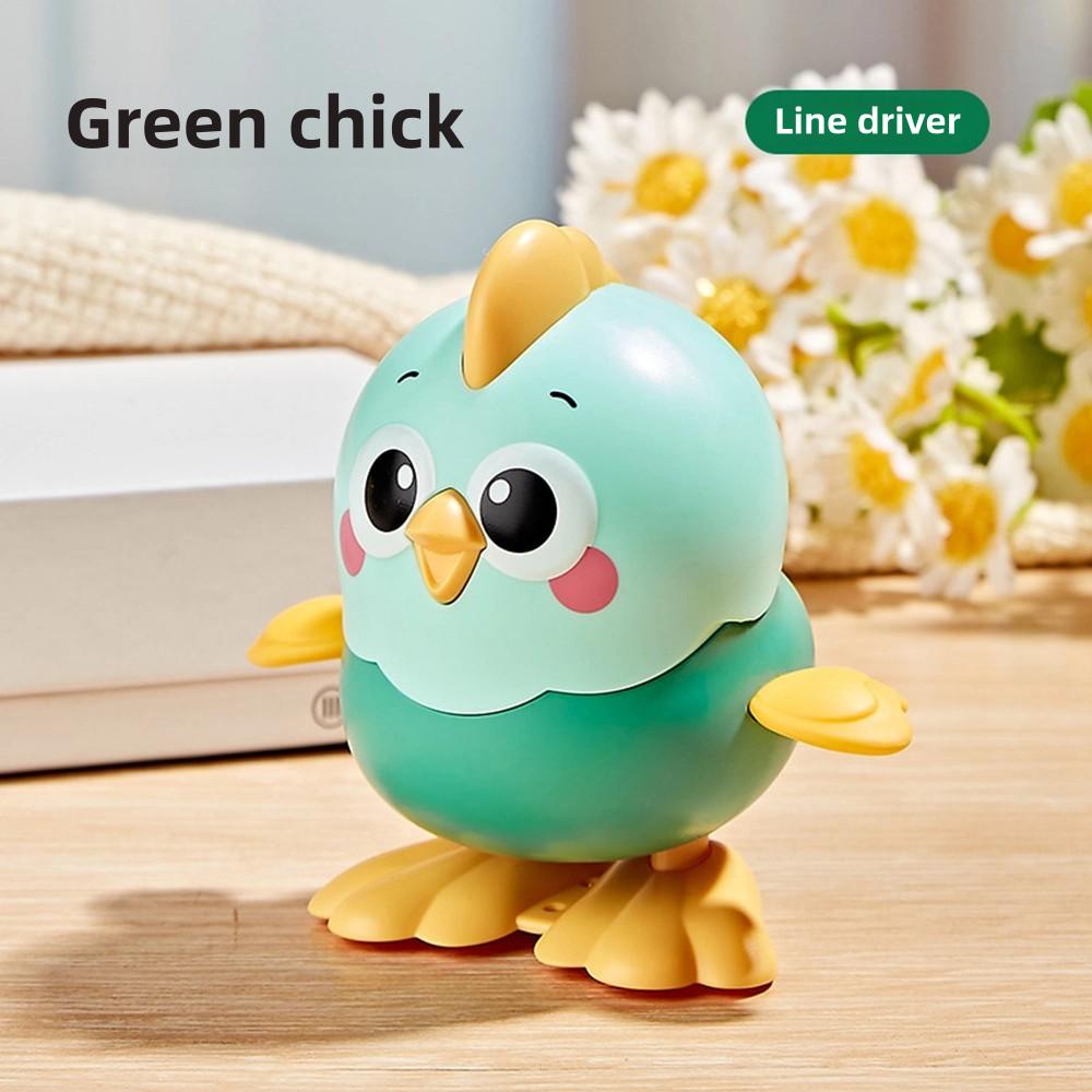 2026 Children s Moving Cartoon Jumping Little Yellow Chicken Wind-Up Toy Fun Realistic Animal