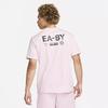 New Nike Drop Shoulder Sleeve T Shirt Men's Pink FD0061-663