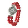 Japanese & Korean Style Pearl Rhinestone Heart Bracelet Watch - Women's Quartz Watch