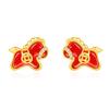 Exquisite New Year Zodiac Horse Stud Earrings for Women - Light Luxury Design