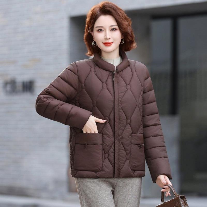 short cotton-padded jacket, small temperament, winter stand-up collar cotton-padded jacket to keep warm, new down cotton-padded jacket for women