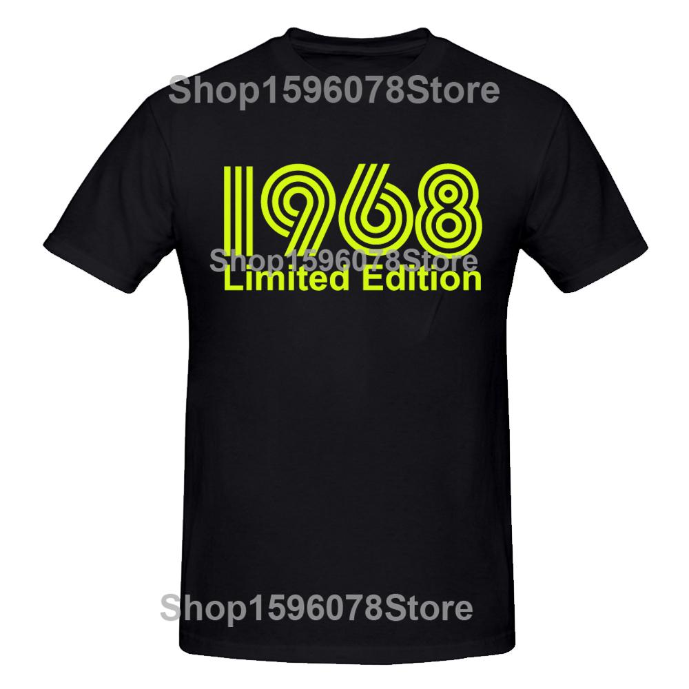 Novelty Awesome 1968 Limited Edition T Shirts Graphic Cotton Streetwear Short Sleeve Birthday Gifts Summer Style T-shirt Men