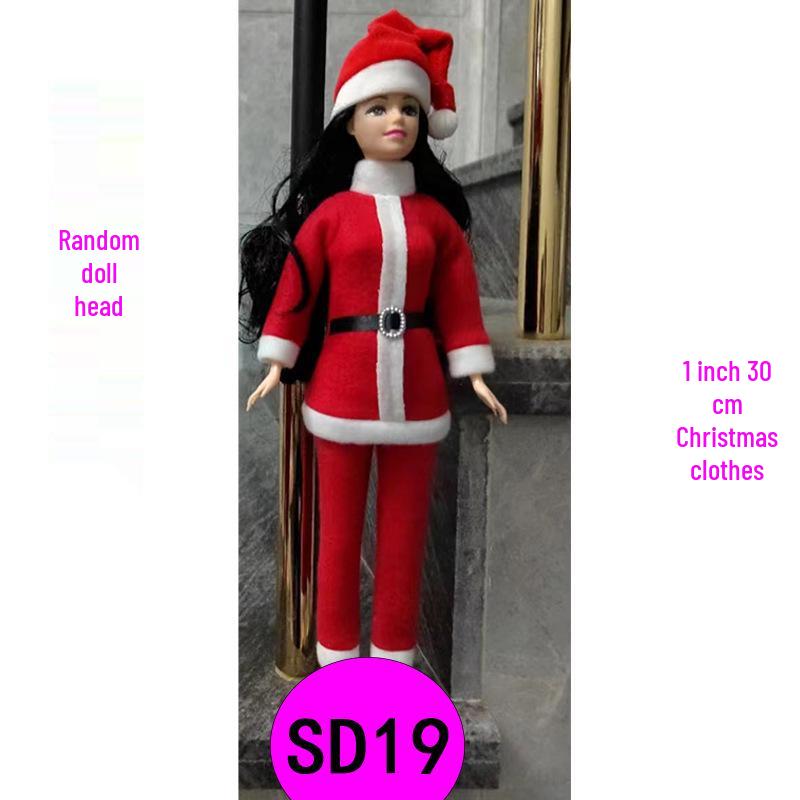 Christmas Doll Clothes Set for BJD and Reborn Dolls - Limited Edition Fashion for Children