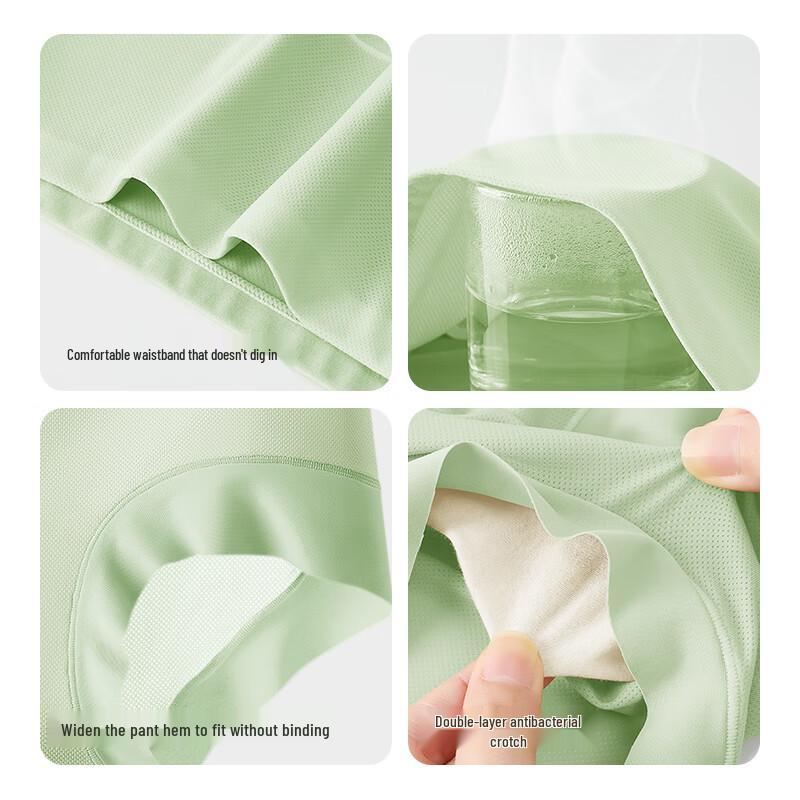 Women's High-Waist Postpartum C-Section Recovery Seamless Ice Silk Panties
