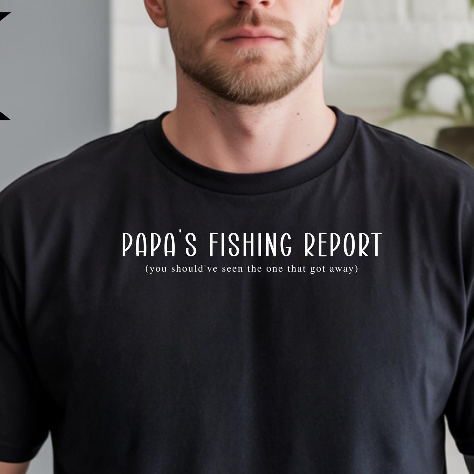 Papa s Fishing Report T-Shirt, Funny Grandpa Gift, Dad Tee, Comfort Colors® Fishing Shirt 4XL