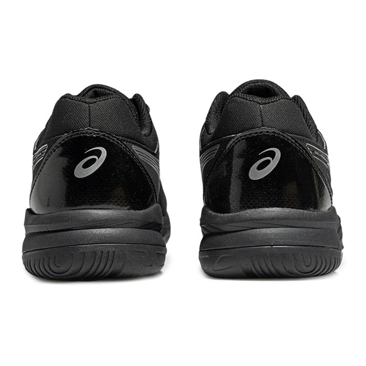 Asics Synthetic Leather Gel-Renma Support Low-Top Comfortable Badminton Shoes Unisex Shoes Black 1073A086-001