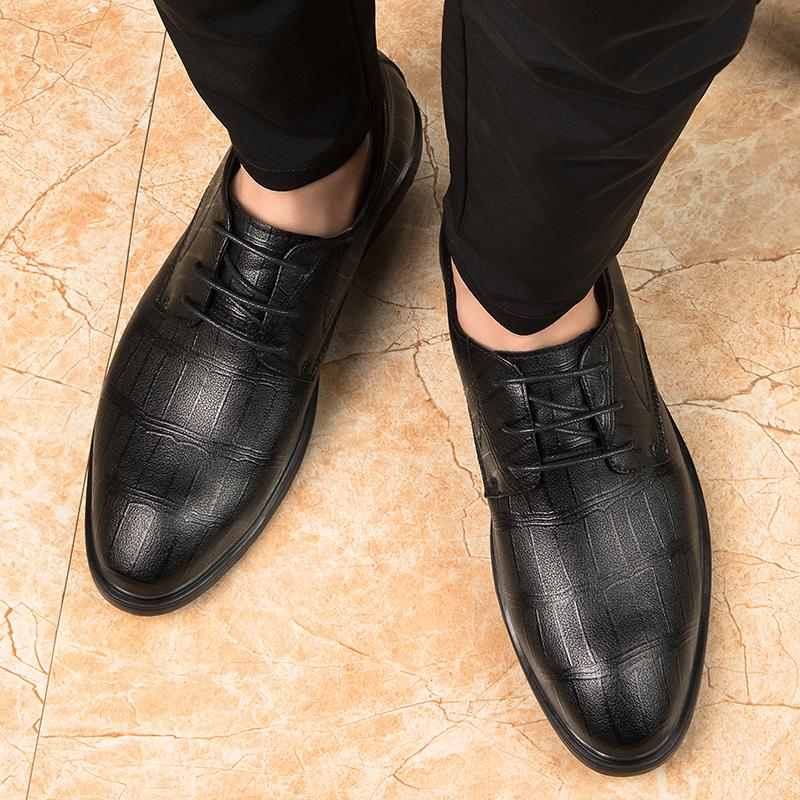 2025 Luxury Brand Men's Genuine Leather Shoes Pointed Straps High-end Banquet Dress Shoes Office Men's Business Casual Shoes