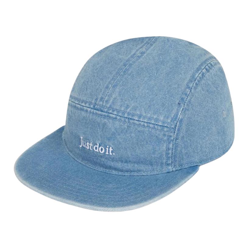 Nike Logo Design Cotton Polyester Baseball Cap Unisex Hats Blue IB2345-429