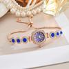 Lazy free pull-out women's bracelet women's watch fashion color diamond fashion temperament quartz watch