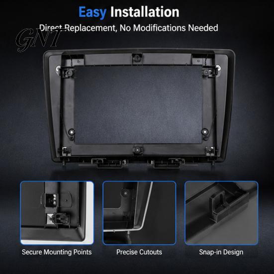 Non Destructive Installation Frame 10.1 Inch Dash Kit for Lada Iskra 2025, Stereo Mounting Custom Car Modification Parts Bezel Radio Fascia
