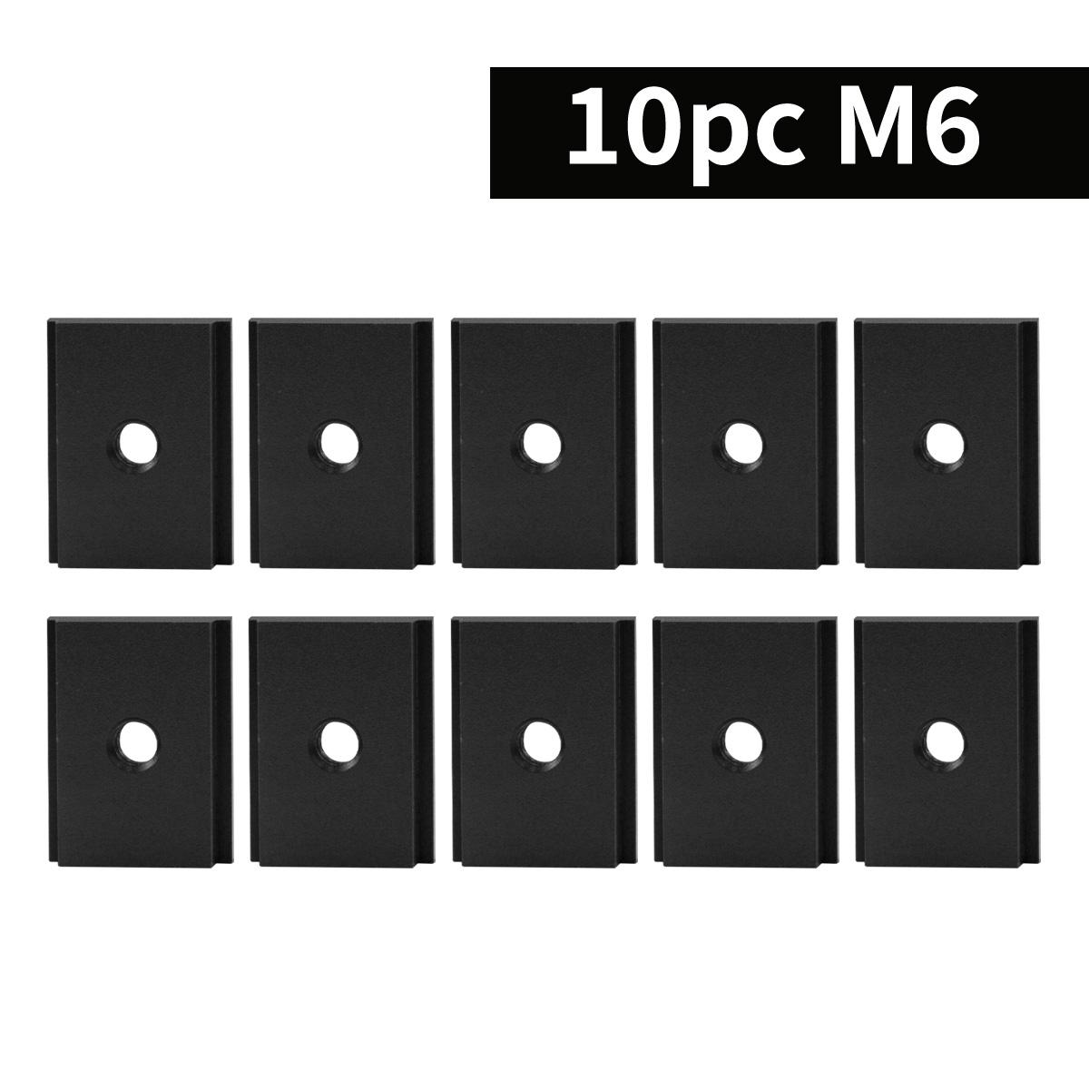 

10PCS T-Slider Aluminum Alloy T Slot Nut for T-Slot Miter Track Slider Sliding Nut for Woodworking Tool Jigs Screw Slot Fastener