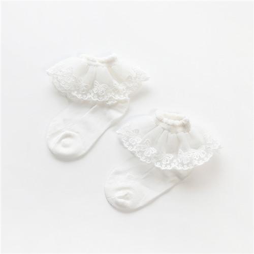 Beautiful Baby Girls Socks Summer Style Newborn Baby Socks for Girls Lace Flower Baby Girls Clothes Accessories Age for 0-5T