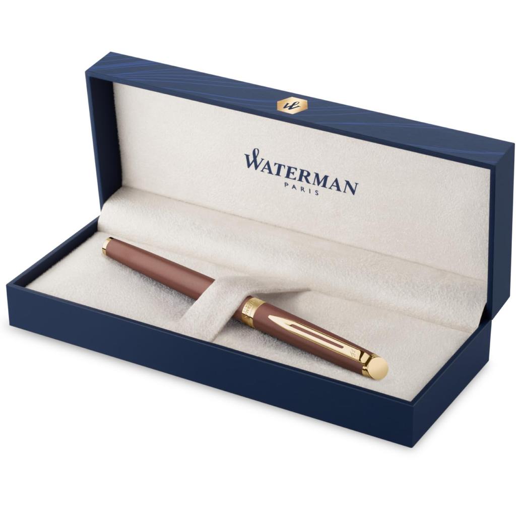 WATERMAN Metropolitan Essential Copper Red GT Fountain Fine Gift Premium Official Product Number 2217937 Pen, Nib, Boxed, Quality, Import,