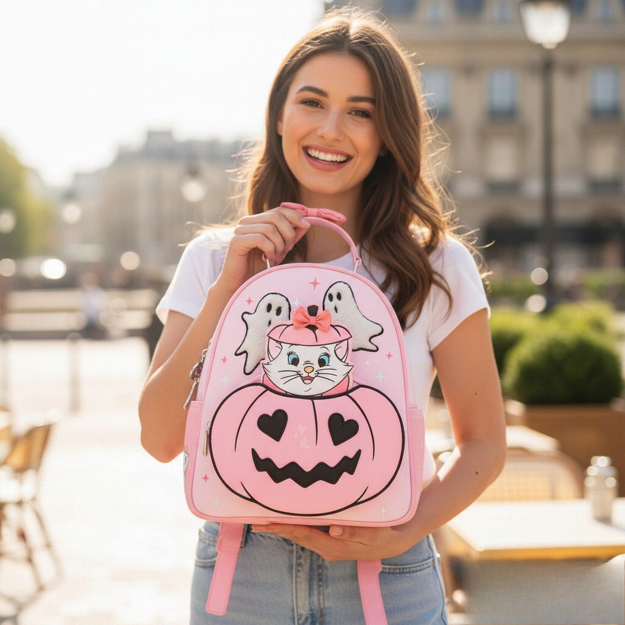 Disney Marie Cat Double Strap Women s Travel Backpack mary cat
