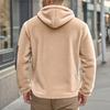 Herren Wende Kapuzen Reißverschluss Jacke Lockerer Schnitt Street für Herbst Winter