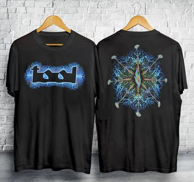 Blaues TOOL Nervenenden-Shirt – Schweres Herren Musikband Grafik-T-Shirt