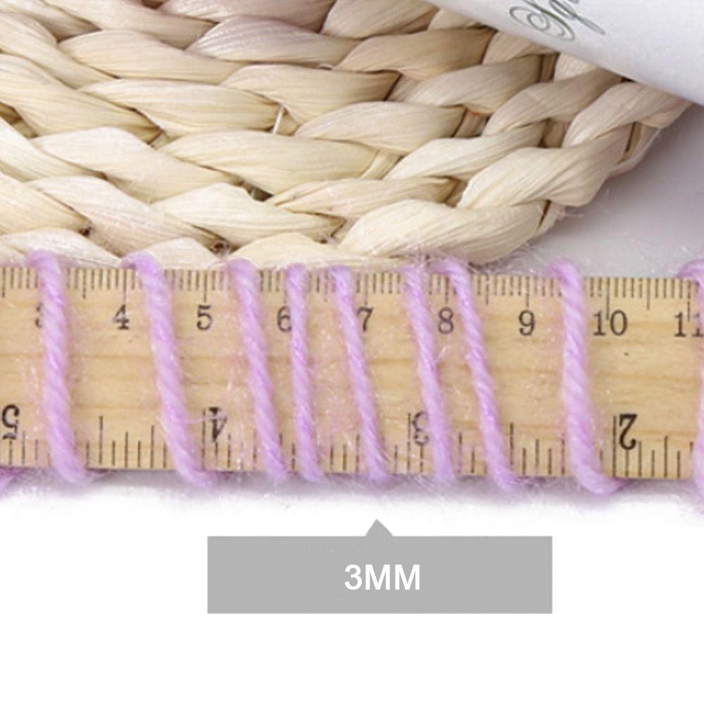 Soft Wool Yarn Delicate Knitting Yarn DIY Squirrel Cashmere Yarn Scarf Weaving