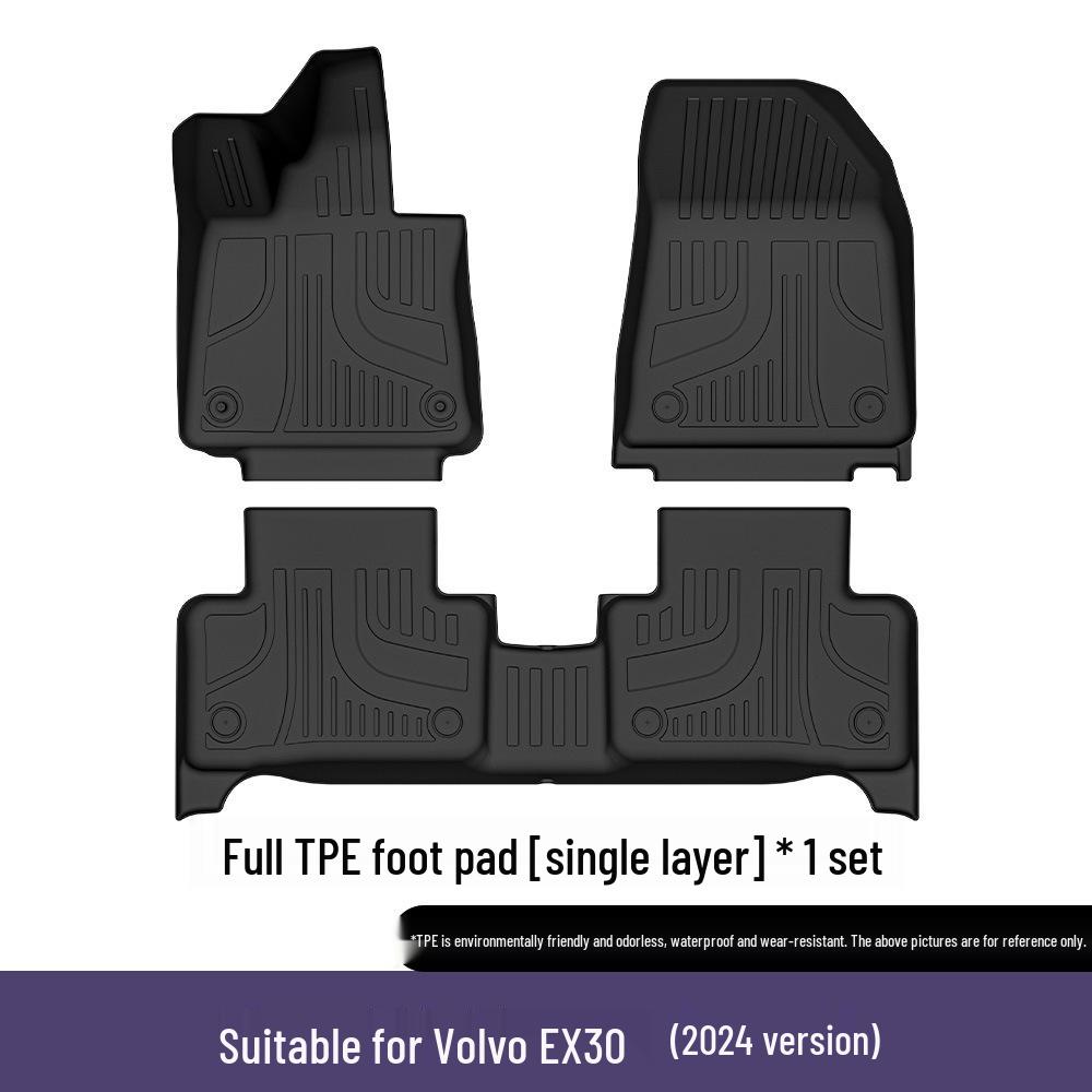 Eco-Friendly 3D All-Weather TPE Floor Mats for Volvo EX30