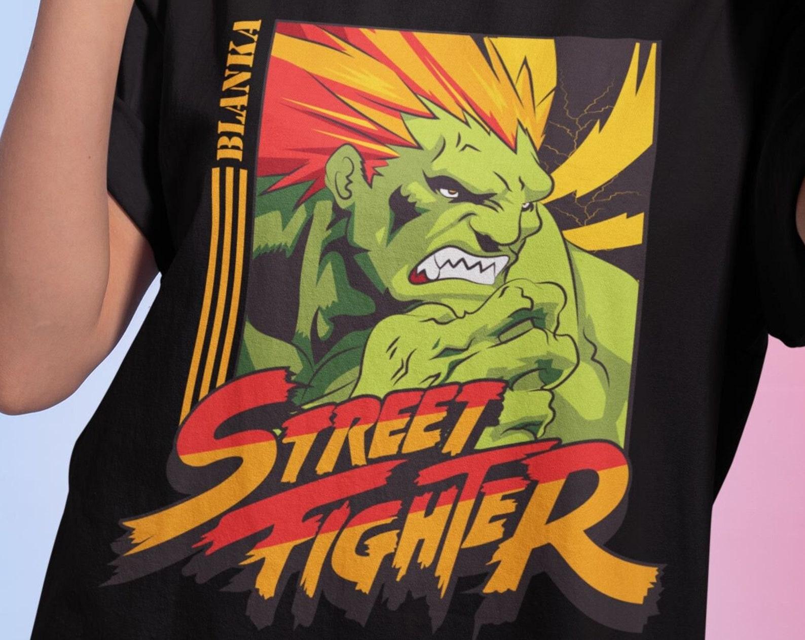 Blanka Champ SF2 The World Warrior Premium Unisex T shirt. L