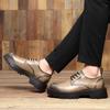 Fashion Brand Lace-Up Men Dress Shoes Leather Coiffeur Shoes Wedding Man Fashion Oxfords Shoes New Men Thick Bottom Casual Footwear