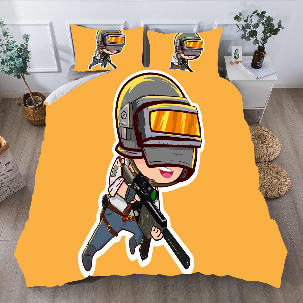 

Серия 3D Цифровая Печать Трехпредметный Пододеяльник 140 * 210 two-piece set