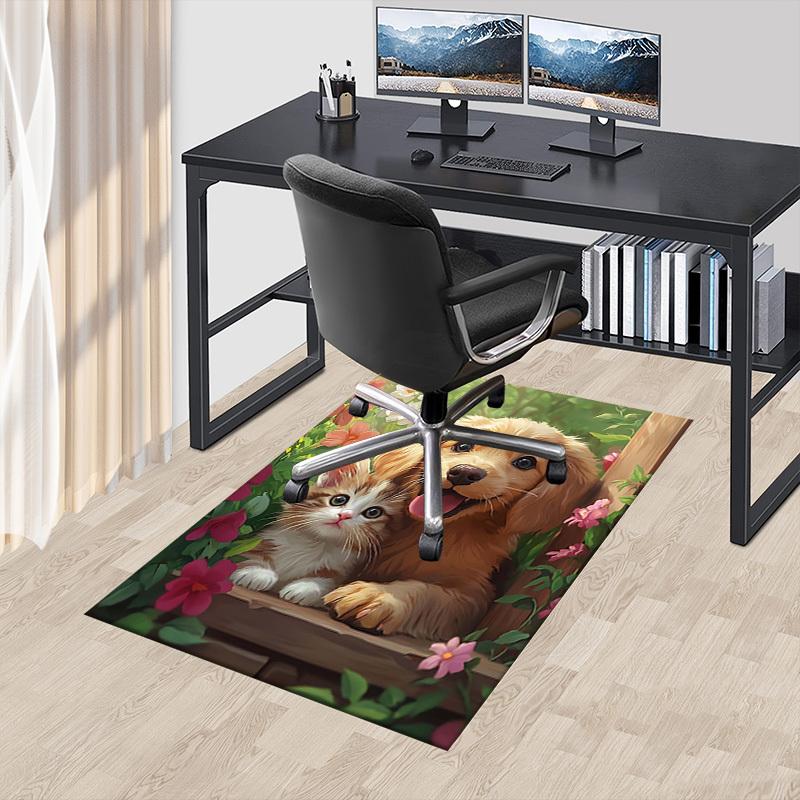 1PC dog cat Extra Large Non Slip Floor carpet, Office, family, bedroom, Studio Large Area Rug Indoor Rugs, Vibrant Colors