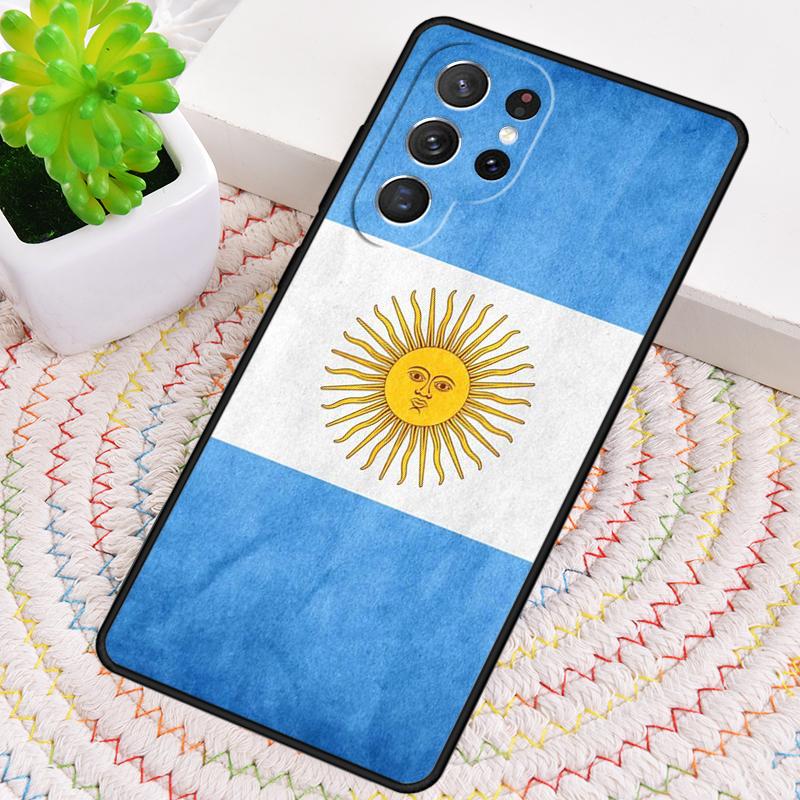 Argentine National Flag Phone Case for Samsung Galaxy note 10 pro S26 Ultra S23 S24 FE S25 S21 S22 PLUS shockproof Cove