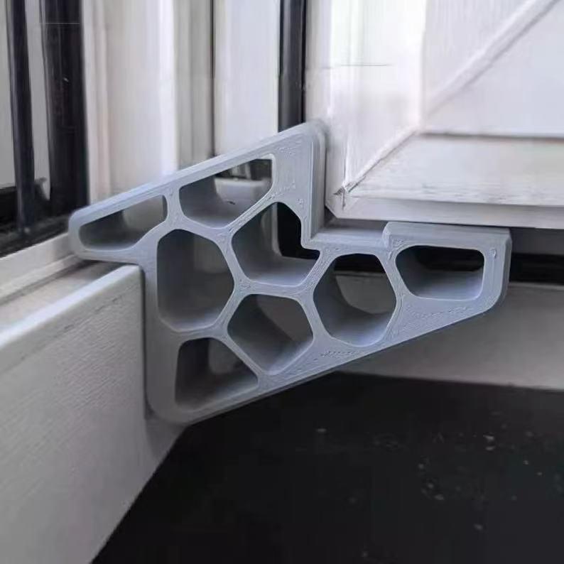 Reinforced Plastic Window and Door Stabilizer, Child Safety Protector, Large Size