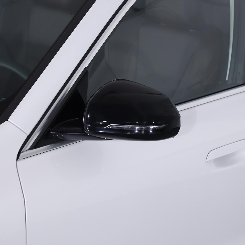 Glossy Black Side Rear View Mirror Cover Caps For BMW X1 U11 -24