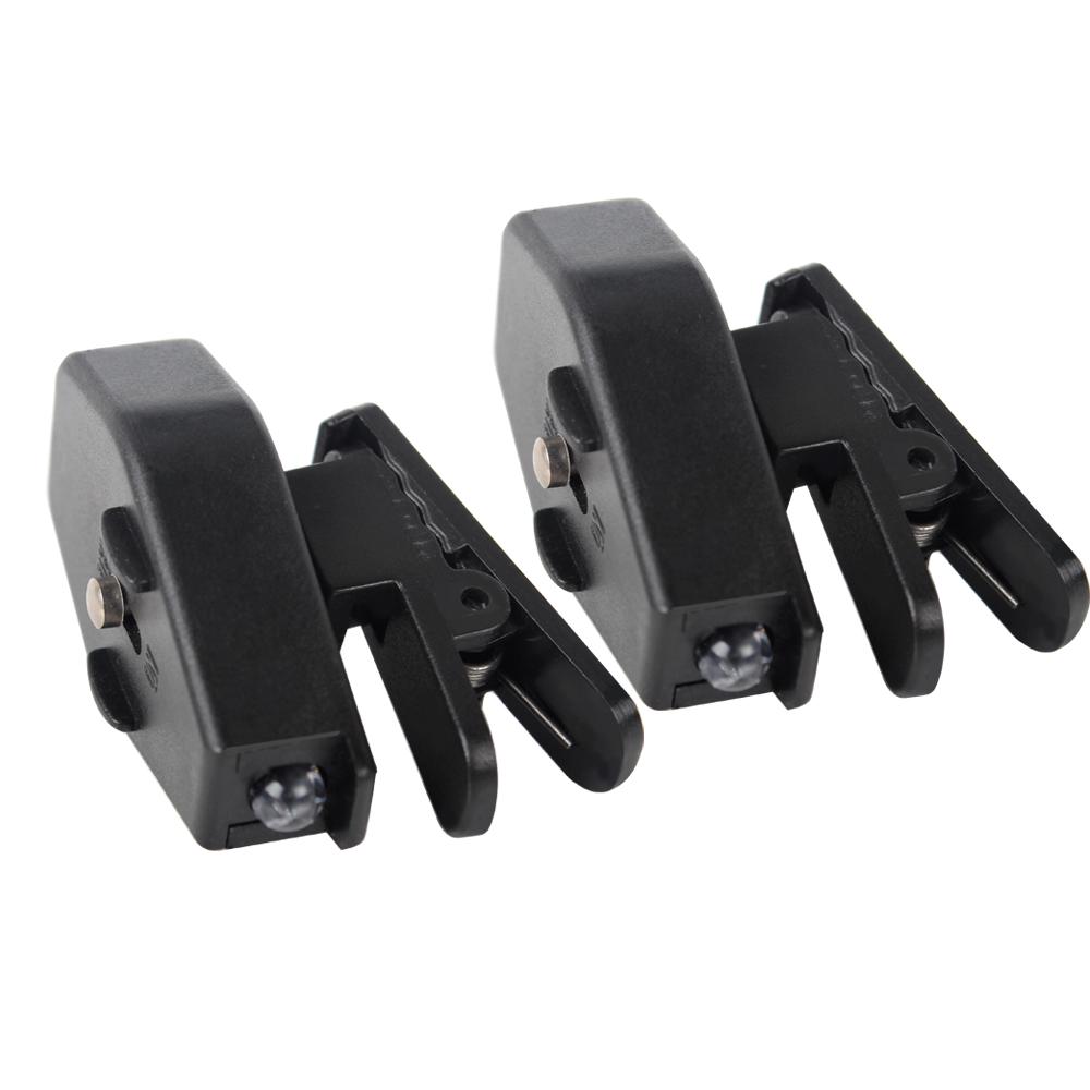 

Мини светодиодный зажим для очков и инструментов, ночник, универсальные светодиодные лампы на батарейках, гибкие портативные лампы для чтения книг 1 Set(2PCS)