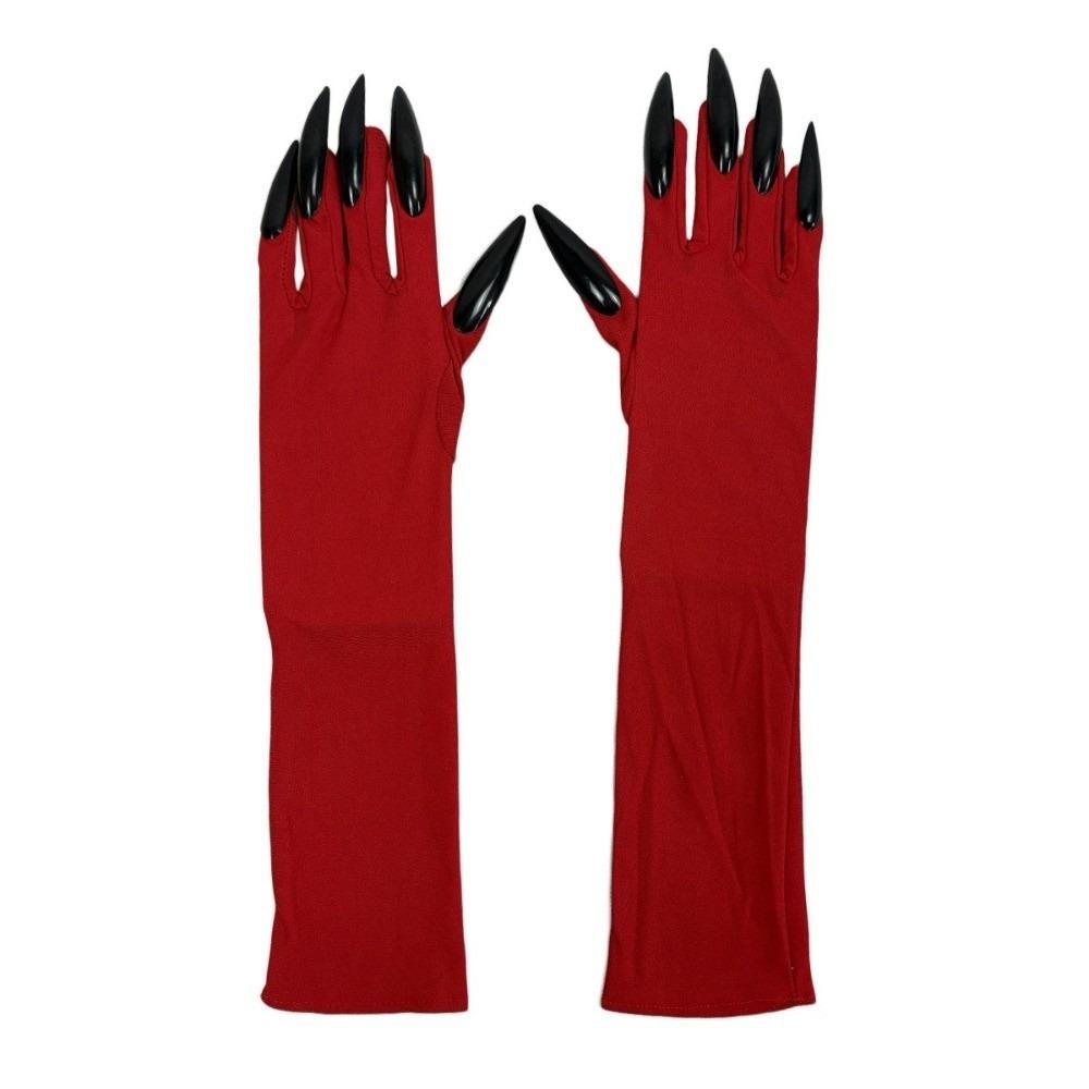 Fancy Props Halloween Cosplay Gloves Long Nails Ghost Claw Mittens  Cosplay Performance