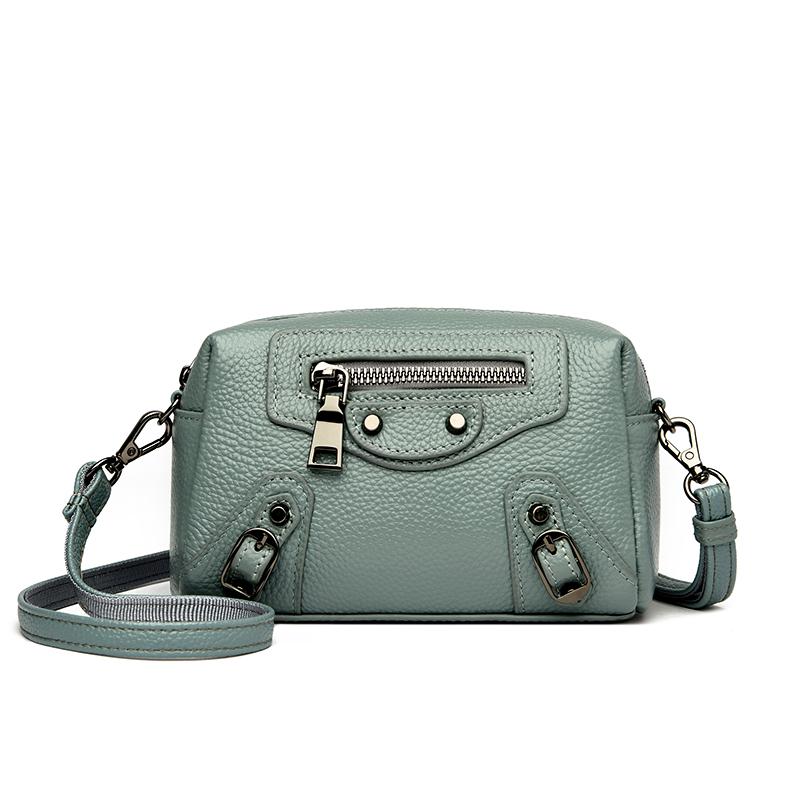 Cowhide Fashion Women Brand Shoulder Bag New Luxury Design Dermis Ladies Totes Handbag Casual Travel Female Crossbody Bags