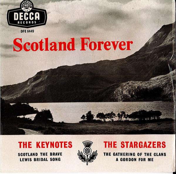 

7-дюймовая пластинка KEYNOTES STARGAZERS Scotland Forever DFE6449 Decca UK Поп Б/у