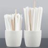 100Pcs New 14/18cm Coffee Stirrer Sticks Disposable Single Package Wooden Coffee Stirrers Drinking Stir Coffee Supply