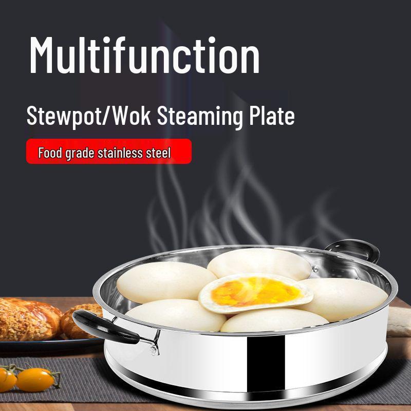 Thickened Stainless Steel Steamer Rack for Wok and Electric Pots