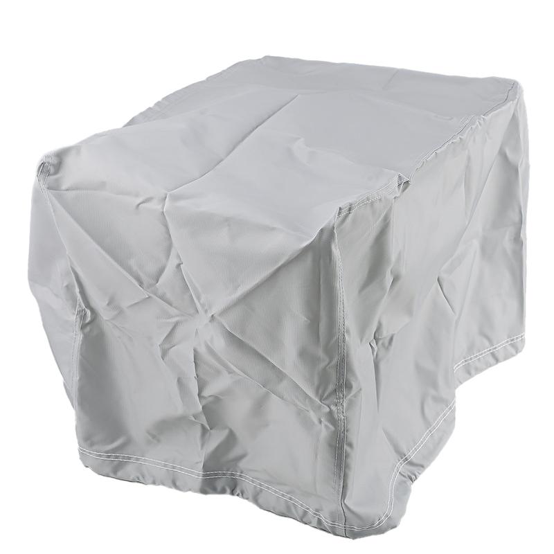 Heavy Duty Outboard Boat Hood Motor Engine Protector Cover Waterproof For 15HP-30HP Gray 600D Oxford Fabric