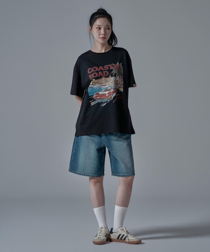 WAARFORWOMAN W1136 Denim Shorts_Dark Blue