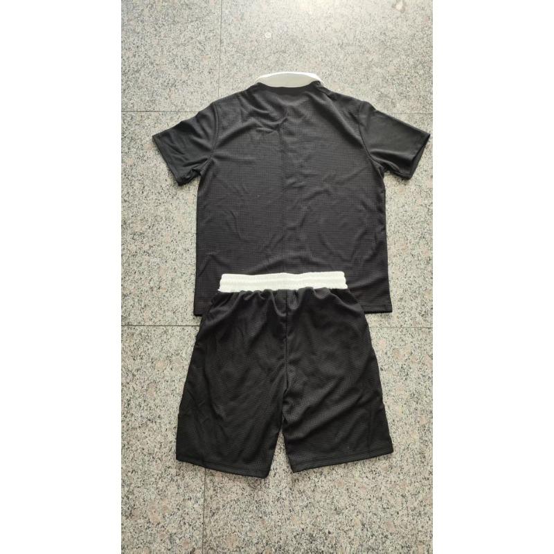 Mens Casual Color Block Breathable Thin Beach Shirt Shorts Set