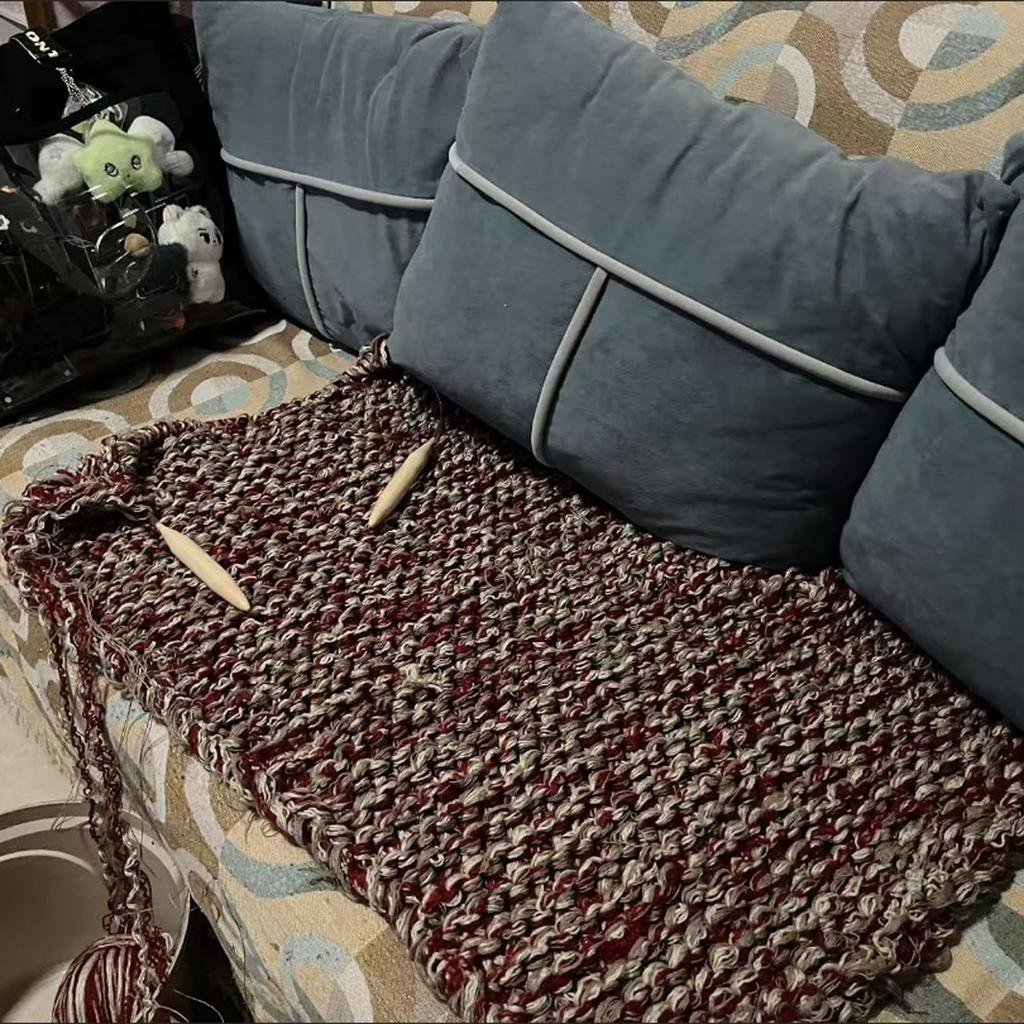 Set von 3 Jumbo-Rundstricknadeln mit Strickstrickhäkeln Reihe Nähen und Wandteppich Extra Dicke Rundstricknadeln (15mm, 20mm, 25mm)