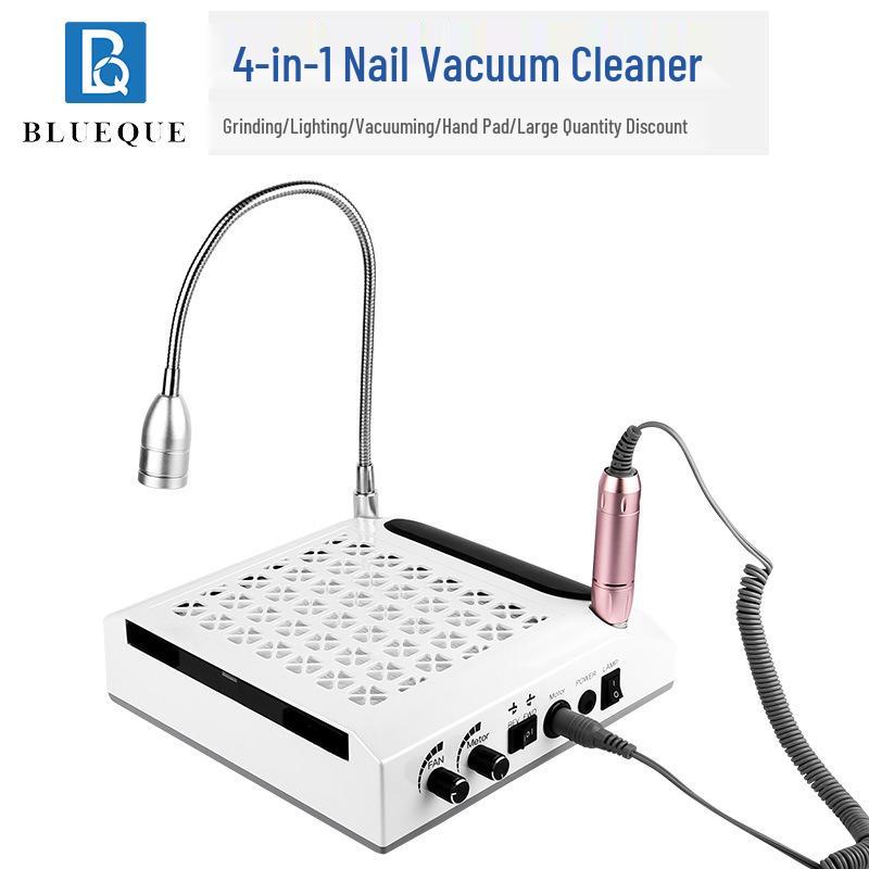 

4-in-1 High-Power Japanese Nail Art Vacuum, Grinder & Lamp - New Model
