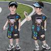 Nezha Clothing Boys' Set Summer 2025 New Western Style Baby Pi Handsome Clothes Summer Children's Tank Top Two Piece Set