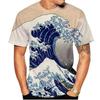 New Van Gogh Art Painting 3d Print T Shirt Starry Sky T-shirt For Men Short Sleeves Street Oversized Tops Women Classic Tee