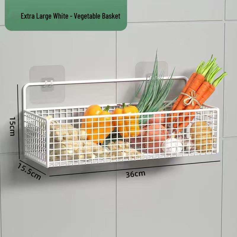 Punch-Free Bathroom Wall Shelf: Vanity & Toilet Storage Organizer