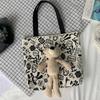 Large Capacity Bag New Bear Graffiti Canvas Bag